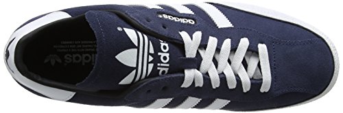 adidas Samba Super Suede, Zapatillas Hombre, Azul Navy Running White Footwear, 43 1/3 EU