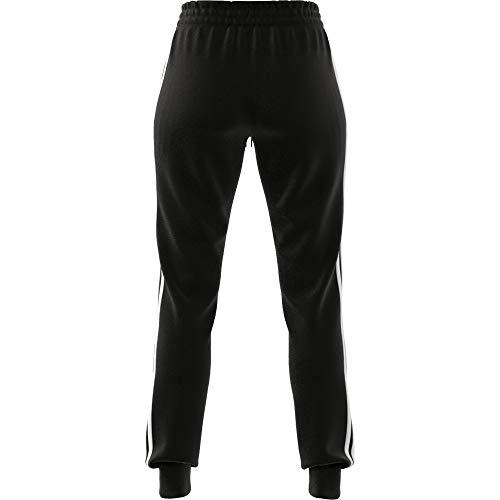 adidas W 3S FT C PT Pants, Womens, Black/White, Small