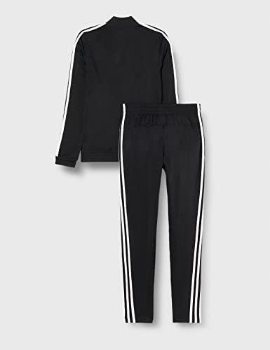 adidas W 3S TR TS Tracksuit, Womens, Black/White, Small