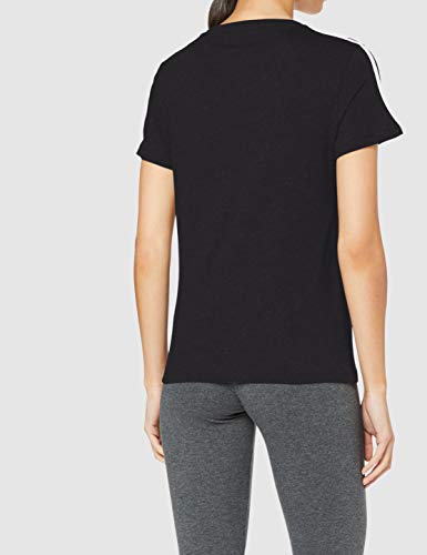 adidas W E 3S Slim tee Camiseta de Manga Corta, Mujer, Negro, 2XS