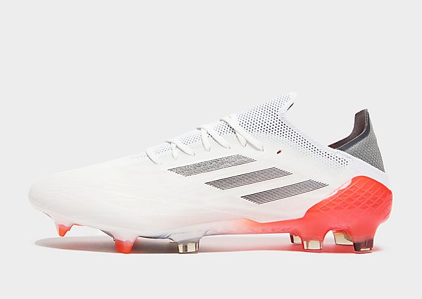 adidas X SPEEDFLOW.1 césped natural seco, Cloud White / Iron Metallic / Solar Red