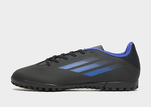 adidas Zapatilla de fútbol X Speedflow.4 moqueta, Core Black / Sonic Ink / Solar Yellow