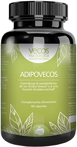 ADIPO VECOS 60 Cápsulas. Quemador de grasa abdominal. DETOX - VIENTRE PLANO - Pérdida de peso 100% NATURAL