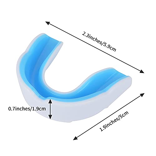AIBAOBAO Protector Dental, Retenedor de Ortodoncia Contenedor Caja Protector Dental para Dientes, para Todos los Deportes de Contacto, Boxeo, Protección Dental Bucal, para Sanda, Entrenamiento, etc.
