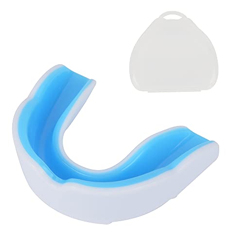 AIBAOBAO Protector Dental, Retenedor de Ortodoncia Contenedor Caja Protector Dental para Dientes, para Todos los Deportes de Contacto, Boxeo, Protección Dental Bucal, para Sanda, Entrenamiento, etc.