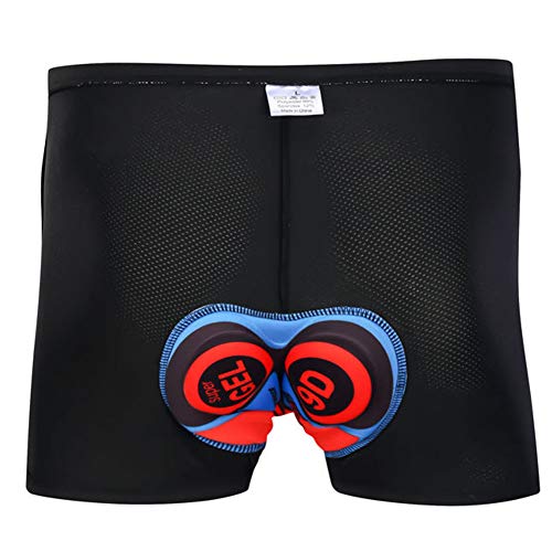 AICTIMO Hombres Ciclismo Ropa interior Bicicletas Pantalones cortos Gel acolchado Bicicletas Undershorts Transpirable Biking MTB Liner Shorts