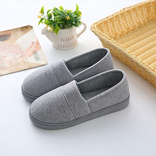 AioTio Cálido y Antideslizante Zapatillas de Maternidad Planas Apto para Embarazadas(Gris,40-41 EU)