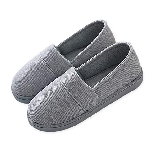 AioTio Cálido y Antideslizante Zapatillas de Maternidad Planas Apto para Embarazadas(Gris,40-41 EU)