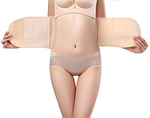 Aivtalk - Faja de Abdomen Adelgazante para Mujer Faja de Cintura Reductora Moldeadora para Postparto Postnatal Shapewear Bodyshaper - Color de Piel