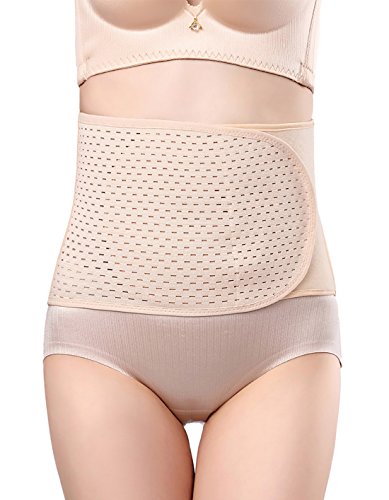 Aivtalk - Faja de Abdomen Adelgazante para Mujer Faja de Cintura Reductora Moldeadora para Postparto Postnatal Shapewear Bodyshaper - Color de Piel