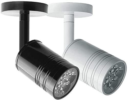 Ajustable 360 ​​° Instalación de la superficie moderna Instalación Fianza Láminas de aluminio Anti-deslumbramiento 3W Lámpara de techo Lámpara de techo Tienda de ropa de pared COB Downlight Montado en