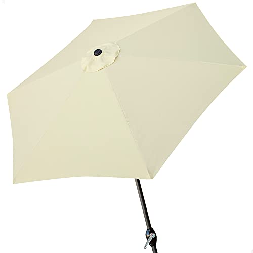 Aktive - Parasol hexagonal Garden diámetro 3 m - Mástil de aluminio 38 mm - Color vainilla (ColorBaby 53872)