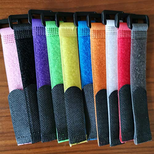 Alicer 10 correas elásticas para cañas de pescar, para cañas de pescar, cinturones, corbatas, accesorios de pesca