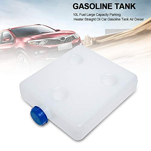 Alicer - Tanque de combustible portátil, 10 L, gran capacidad de calefacción, tanque de combustible para coche, gasolina, aire diésel