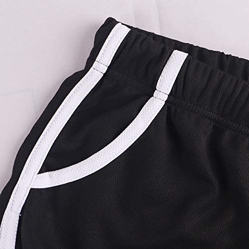 Alivebody Hombres Fitness Malla Atlético Pantalones Cortos para Corriendo Rutina de Ejercicio Nadando Secado rápido Ligero