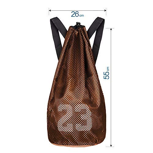 ALIXIN - 23. Mochila de baloncesto para gimnasio, deporte, con bolsillo grande con cremallera para adolescentes y adultos