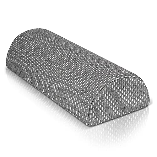 Almohada piernas Dormir, Embarazo - Cojín de Rodilla de dureza Media, de Espuma viscoelástica, Funda Suave Oeko-Tex - Premium Almohada Rodilla, cojin Lumbar, Almohada Cervical de DYNMC YOU - Gris