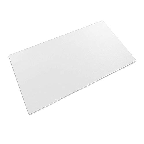 Almohadilla de escritorio transparente, 60 x 40cm antideslizante PVC tapete de escritura, bordes redondos, impermeables, almohadilla protectora de escritorio