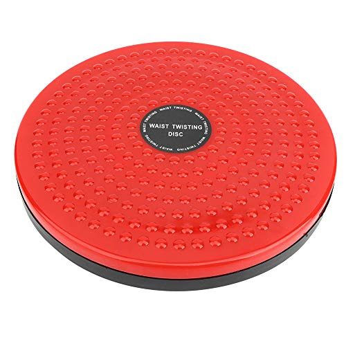 Alomejor Twist Board Cintura Twister Deportes de Interior Yoga Cintura Disco Retorcido Tablero de Equilibrio(Rojo)