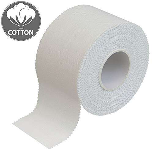 ALPIDEX 6 x Cinta Adhesiva Deportiva Blanca 3,8 cm x 10 m Sport Tape