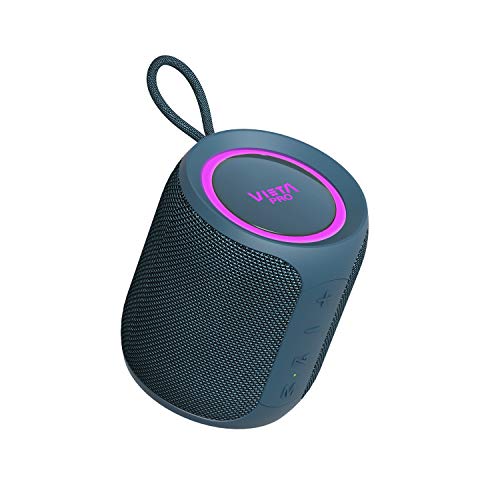 Altavoz Easy 2 de Vieta Pro, con Bluetooth 5.0, True Wireless, Micrófono, Radio FM, 12 horas de autonomía, Resistencia al agua IPX7 y botón directo al asistente virtual; acabado en color azul.