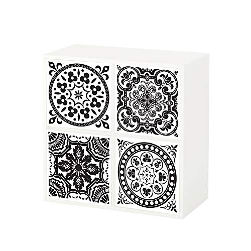 Alwayspon Calcomanías para muebles de 33 cm x 33 cm x 4 piezas para Ikea KE Expedit Kallax estantería estantería almacenamiento hogar muebles decoración DIY pelar y pegar pegatina