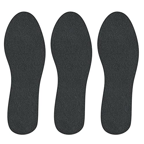 Amazon Basic Care - Plantillas de invierno confort - 3 pares (tamaño: 22-46)