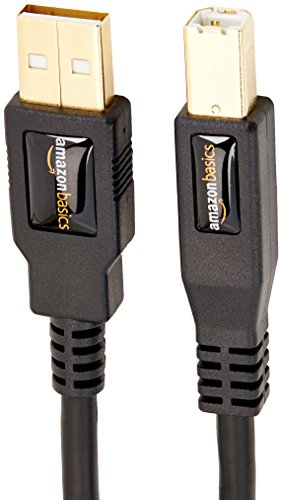 Amazon Basics - Cable USB 2.0 de tipo A a tipo B (4,8 m)