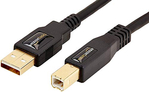 Amazon Basics - Cable USB 2.0 de tipo A a tipo B (4,8 m)