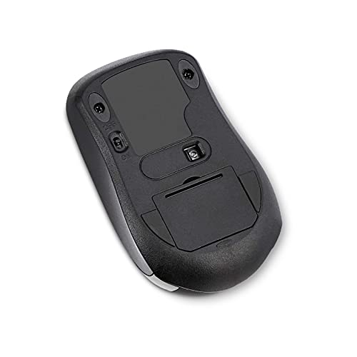 Amazon Basics - Ratón inalámbrico con receptor USB nano, color negro