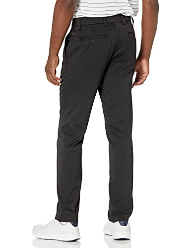 Amazon Essentials Pantalón de Golf Elástico de Ajuste Entallado Hombre, Negro, 36W / 30L