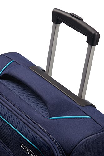 American Tourister Holiday Heat - Spinner Equipaje de Mano, 55 cm, 38 l, Azul (Navy)