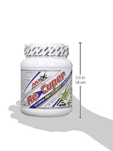 AMIX - BCAA con Glutamina - Re-Cuper Recovery Drink en Formato de 550 g - Ayuda a Regenerar las Fibras Musculares - Favorece la Rehidratación - Sabor a Lima Limón