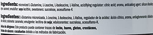 AMIX - Bcaa Glutamina - 300 Gramos - Complemento Alimenticio de Glutamina en Polvo - Reduce el Catabolismo Muscular - Óptimo para Deportistas - Sabor Cola - Aminoácidos Ramificados