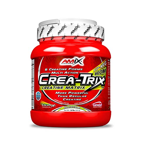 AMIX Nutrition, Crea-Trix, 10 Diferentes Tipos de Creatina en Uno, Contenido 824 g, Mayor Poder de Asimilación y Mejor Solubilidad, Suplemento para Aumentar la Masa Muscular