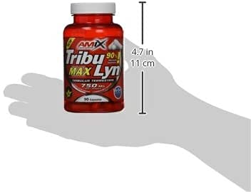 AMIX - Proteínas para Aumentar Masa Muscular - Tribulyn 90% en Formato de 90 Cápsulas - Ayuda a Incrementar la Fuerza y la Masa Muscular - Mejora la Libido