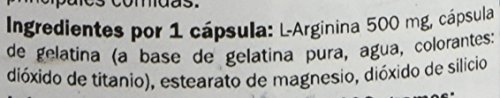 AMIX - Suplemento Deportivo - Arginina en Cápsulas 120 - Favorece la Recuperación Muscular - Ayuda a Reducir el Cansancio y la Fatiga - Aminoácidos Esenciales