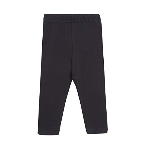 Amomí Leggings Mallas Pantalones Largos Ropa Deportiva Niña Bebé 3-24 Meses (24 Meses, Negro)