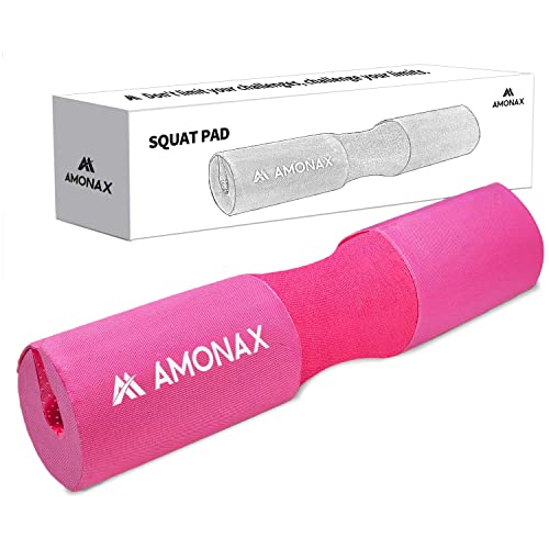 Amonax almohadilla barra gimnasio protector, Cuello y Hombros protección Almohadilla para Sentadillas y Empuje de Cadera, para ejercicios en casa y en el gimnasio, entrenamiento de fuerza y pesas