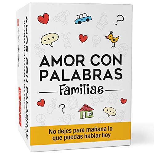 AMOR CON PALABRAS - Familias 👨‍👩‍👧‍👦 | Juegos de Mesa para niños y Adultos Que fortalecen los vínculos Familiares creando Conversaciones de Calidad.