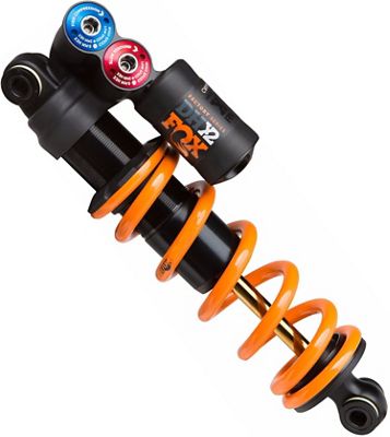 Amortiguador trasero helicoidal Fox Suspension DHX2 Factory SLS V10.7 2020 - Negro - Naranja - 250mm x 75mm, Negro - Naranja