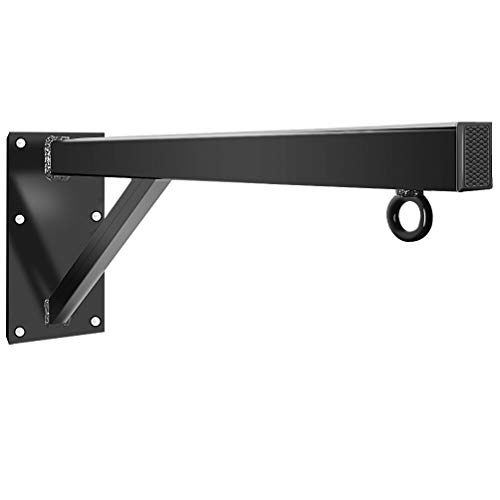 Aoneky Soporte de Pared para Saco de Boxeo - 70cm/100cm, Carga Máxima de 200 kg, Material de Acero, Colgador para Saco de Boxeo MMA en Gimnasio Casa (70 cm)