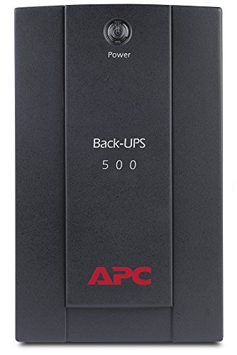 APC by Schneider Electric APC BX500CI Back-UPS BX - Sistema de alimentación ininterrumpida SAI 500VA (3 salidas tipo IEC, AVR), negro