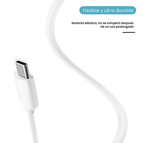 APOKIN® USB a USB-C Cable Extra Largo 2M,Cable Tipo C de Carga Ultra Rápida 100W/18WPD 20V/5A PD con E-Mark Chip y Cable de Datos para MacBook Pro,iPad Pro, Samsung, Oppo, Xiaomi, Realme, VIVO, Huawei