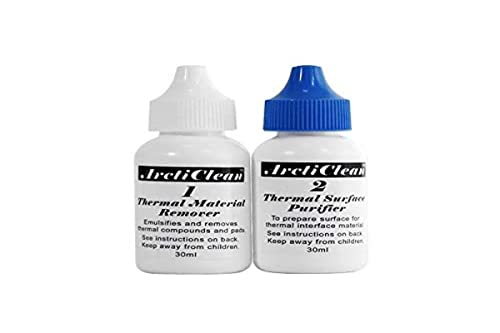 Arctic Silver Kit de limpieza para refrigerador de procesador (30 ml)