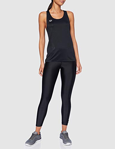 ARENA Damen A-One Mesh Tank Top Camiseta de Tirantes, Mujer, Negro Reflex, Medium