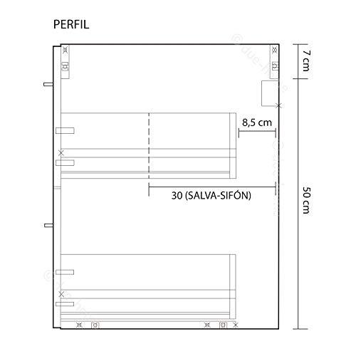 ARKITMOBEL Mueble de Baño con Dos Cajones y Espejo, Modulo Lavabo, Modelo Aruba, Acabado en Gris Cemento, Medidas: 80 cm (Ancho) x 57 cm (Alto) x 45 cm (Fondo)