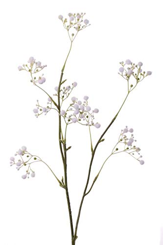 artplants.de Gypsophila paniculata Artificial Asana, Blanco, 65cm - Velo de Novia - Gisófila Decorativa