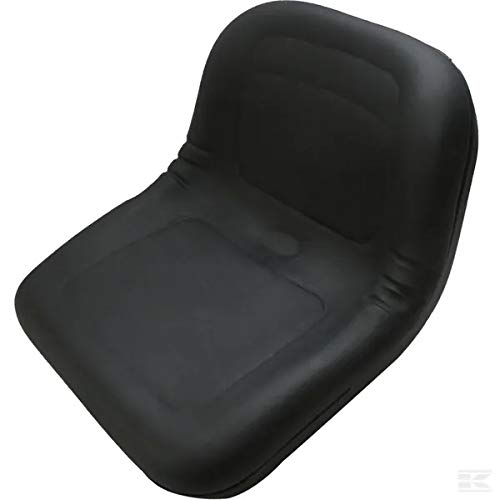 Asiento para tractor negro PVC 405 x 490 mm GOPART