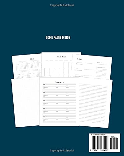 Assistant Athletic Trainer Planner 2021 - 2022: Monthly Calendar to Schedule Meetings for Academic Year July 2021 to June 2022; Address Pages for ... and Dot Grid Pages for Notes and Reminders